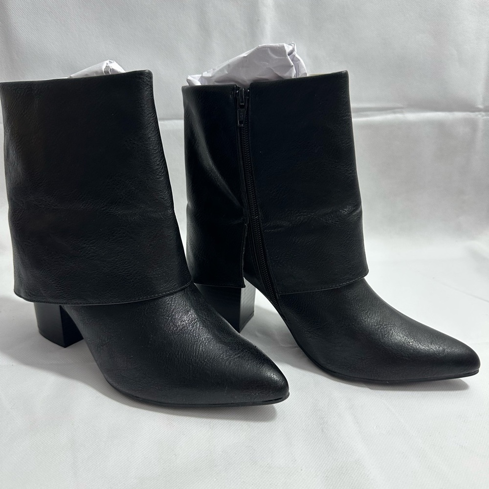 Sonoma Black Heeled Boots